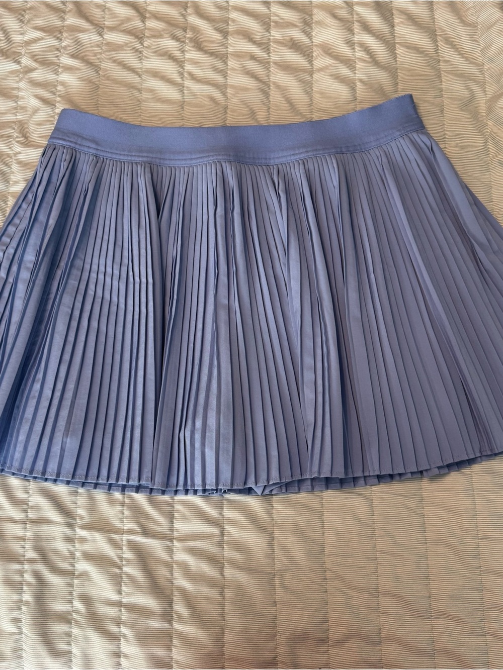 Old Navy High Waisted Pleated Athletic Skirt in Light Blue
